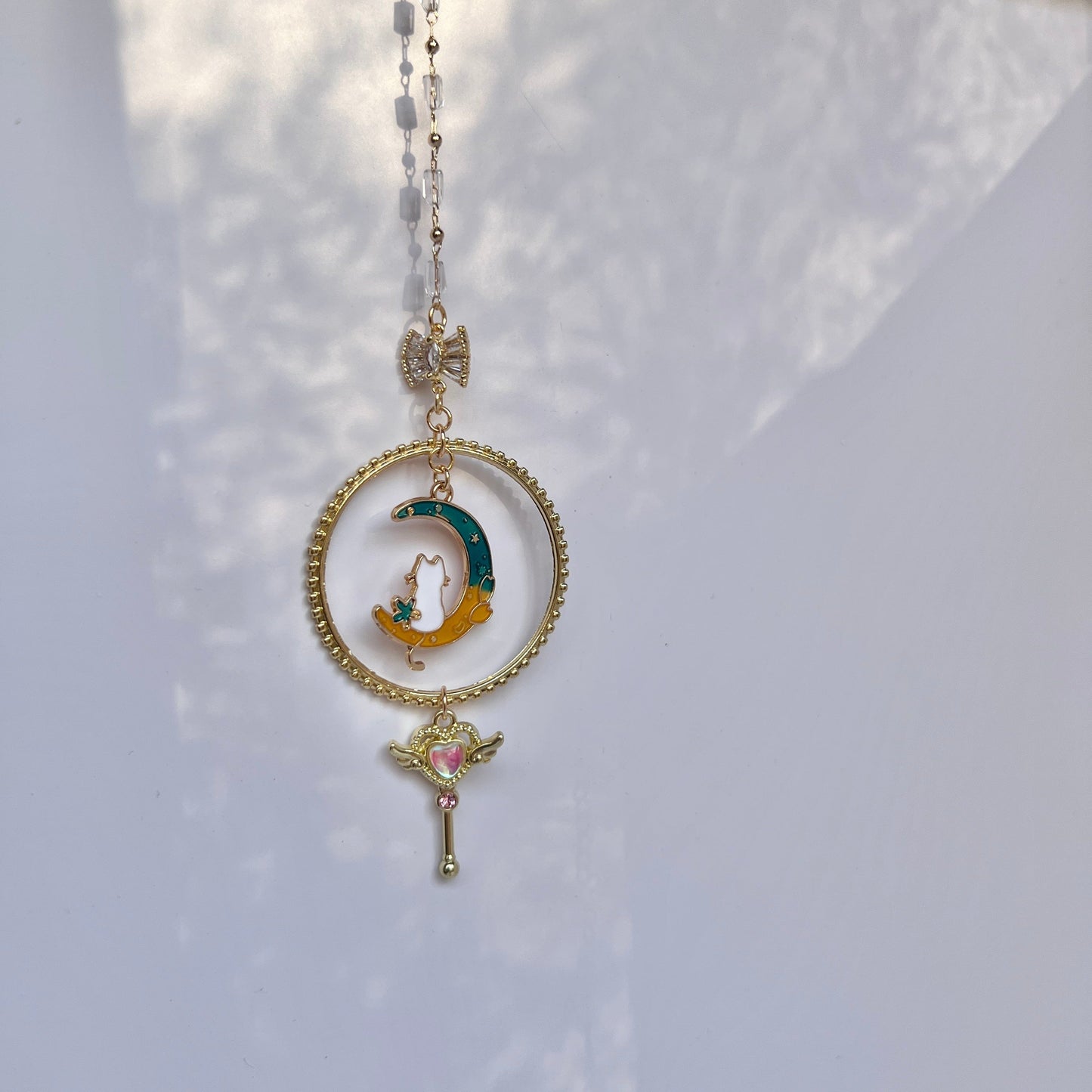 Mermaid Land Official Car Hanging Green Cat Sailor Moon Car Hanging