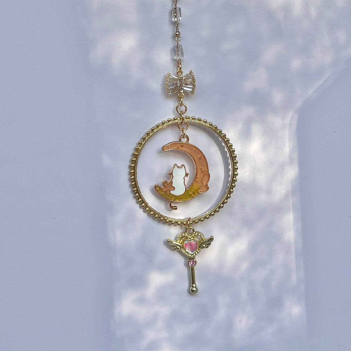 Mermaid Land Official Car Hanging Orange Cat Sailor Moon Car Hanging