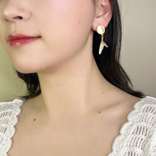 Mermaidland.offical Earrings Vintage Unique Mermaid Tail