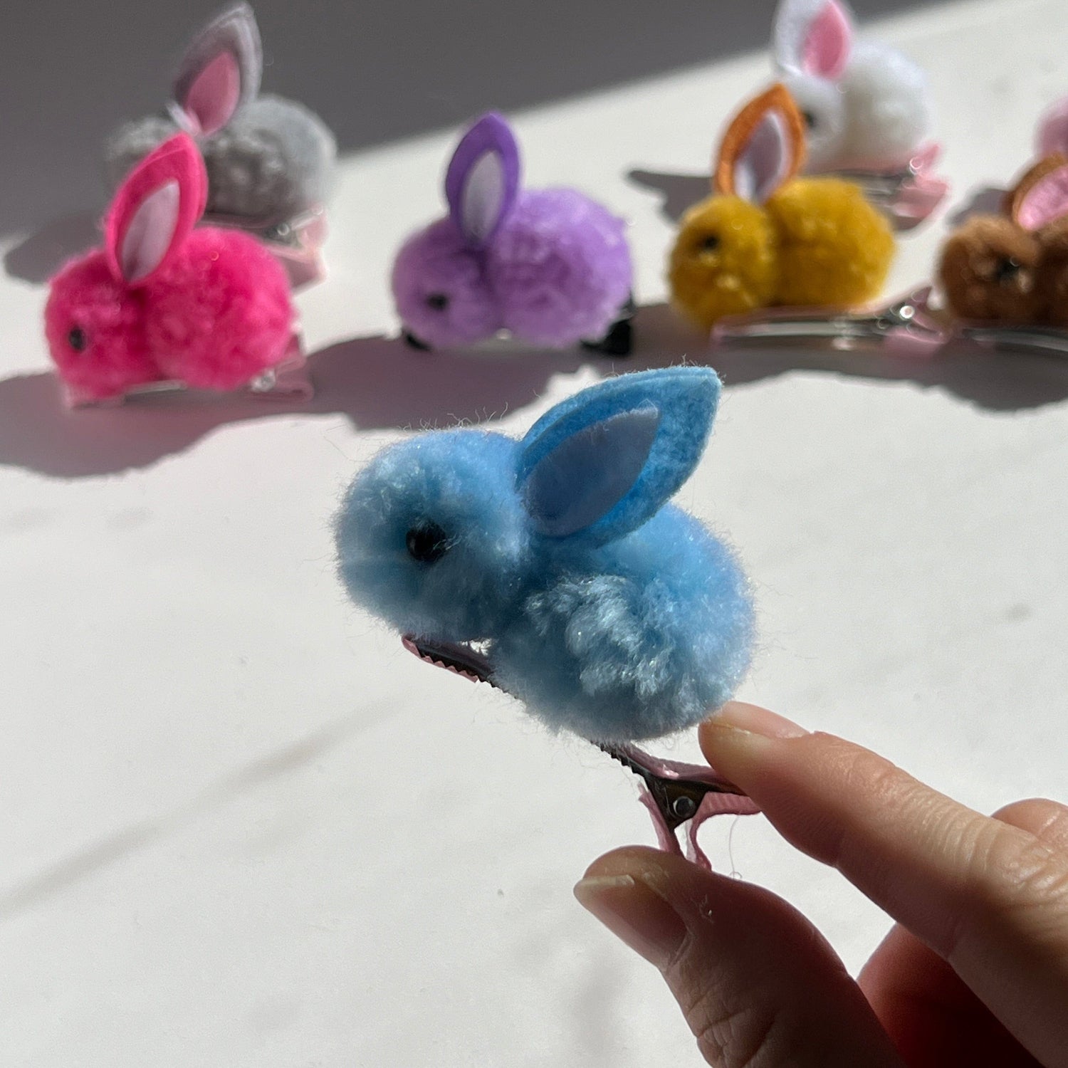 Mermaid Land Official Barrette Blue Bunny Hair Clips