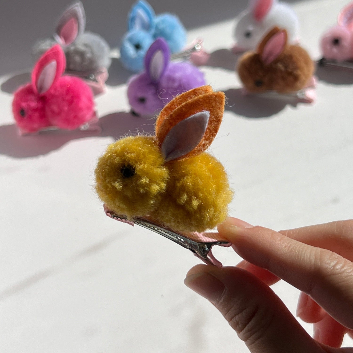 Mermaid Land Official Barrette Gold Bunny Hair Clips