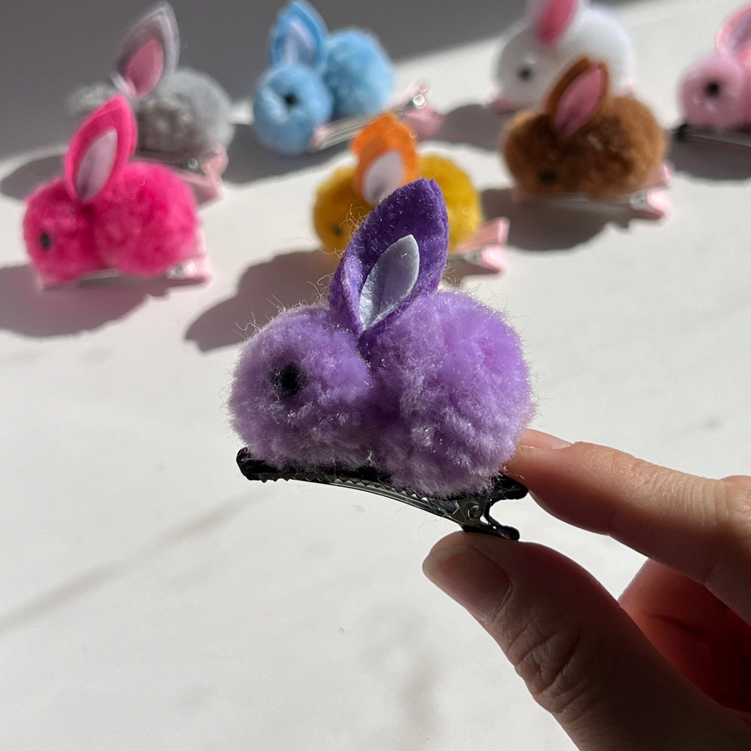 Mermaid Land Official Barrette Purple Bunny Hair Clips