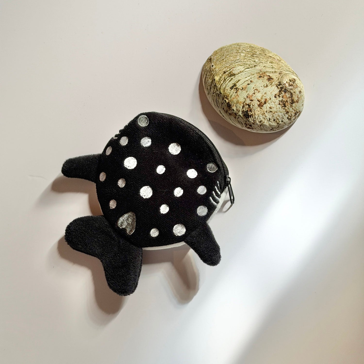 Mermaid Land Official Black Whale Coin Pouch