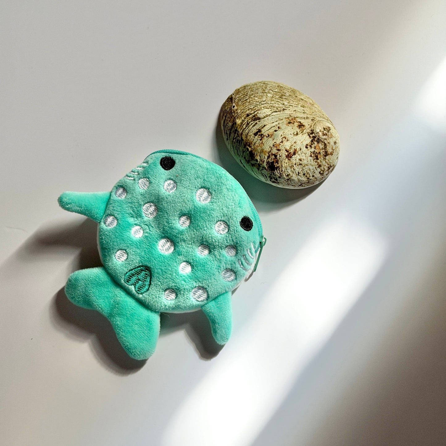 Mermaid Land Official Blue Green Whale Coin Pouch