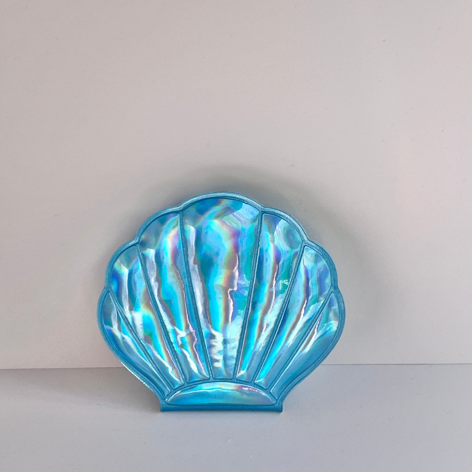 Mermaid Land Official Blue Seashell Folding Mirror