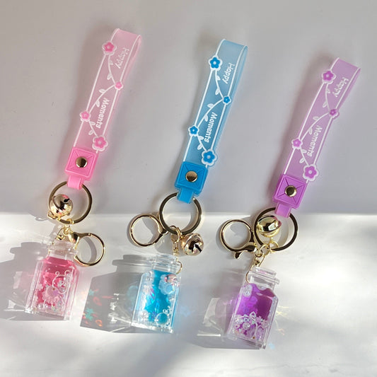 Mermaid Land Official Bundle Set 3 Colours - 1 Colour Each Glitter Mermaid Keychain