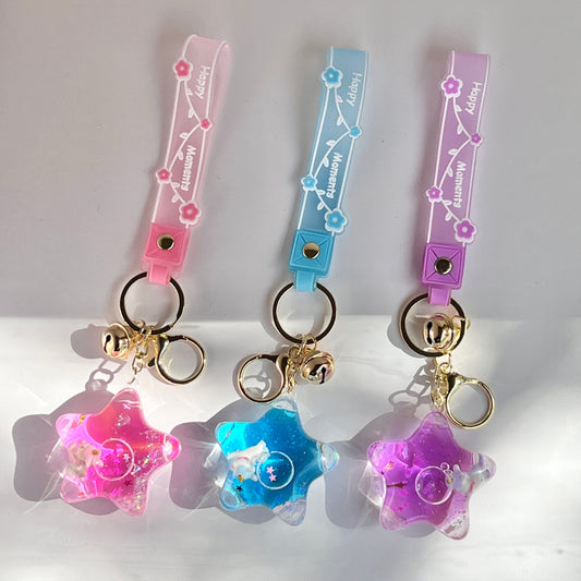 Mermaid Land Official Bundle Set 3 Keychains - 1 colour each Glitter Unicorn Keychain