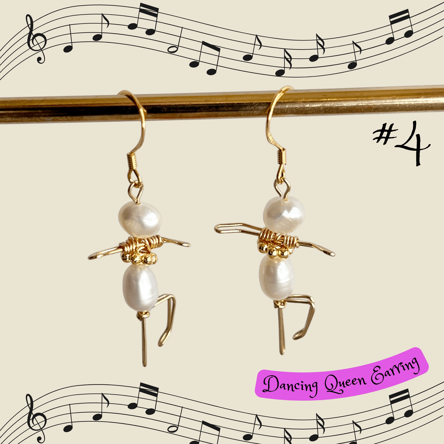 Mermaid Land Official Earrings #4 Dancing Queen Earrings