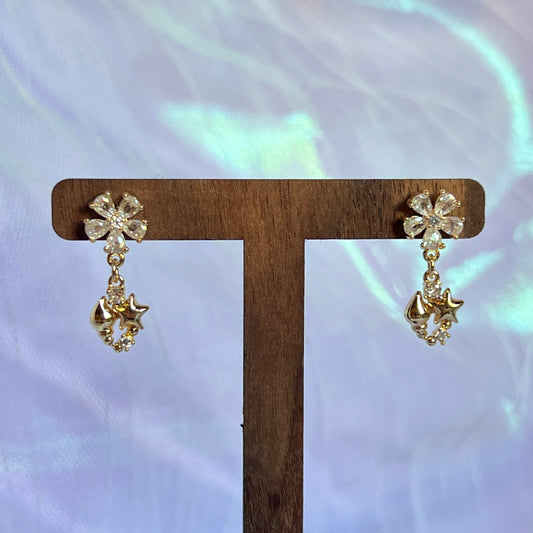Mermaid Land Official Earrings Ocean Blossom Star Earrings