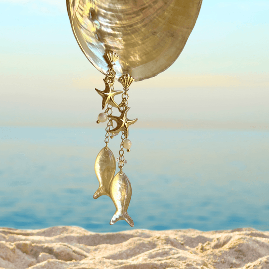 Mermaid Land Official Earrings Ocean Serenade Earrings