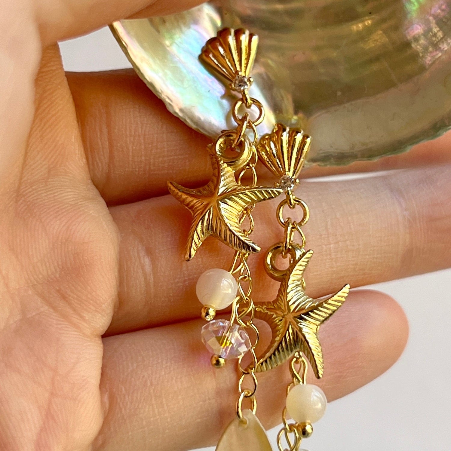 Mermaid Land Official Earrings Ocean Serenade Earrings
