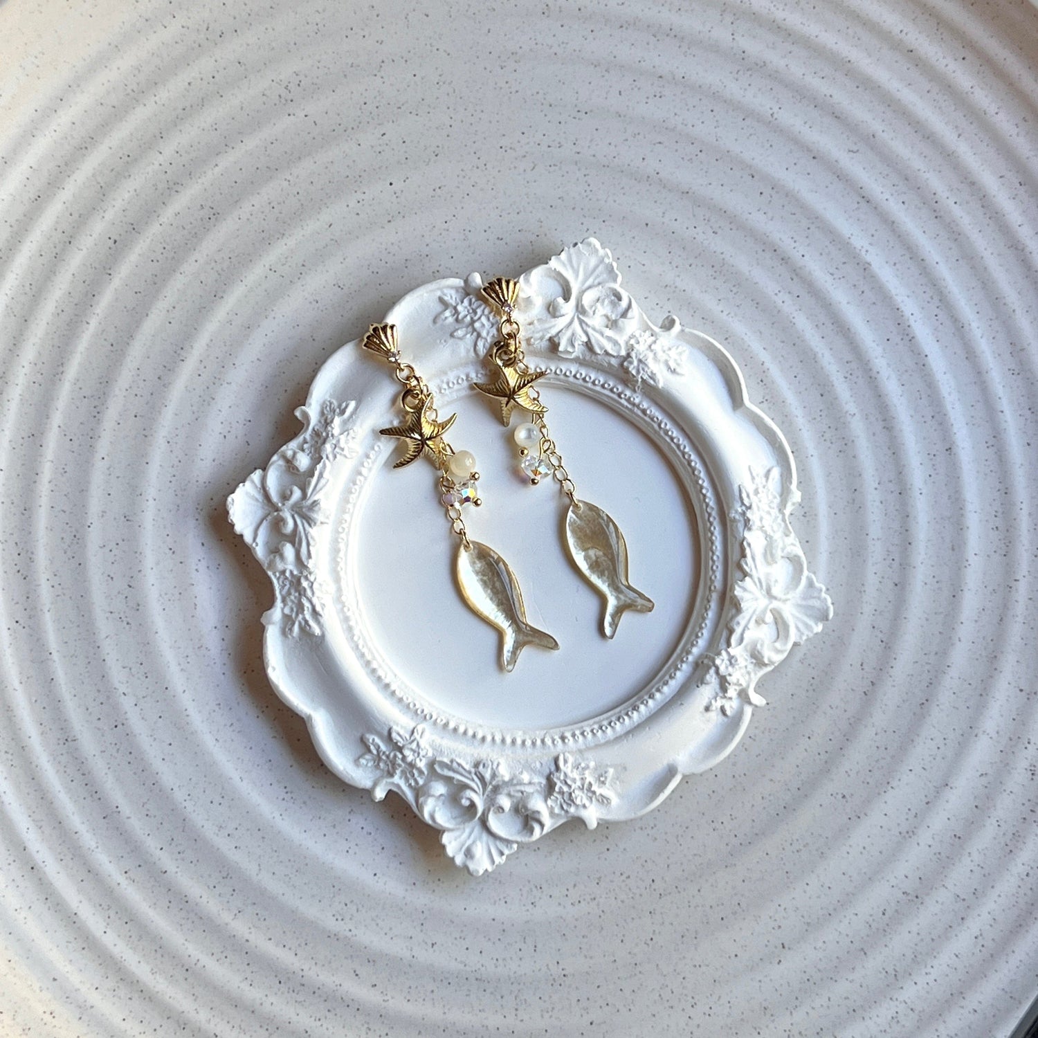 Mermaid Land Official Earrings Ocean Serenade Earrings