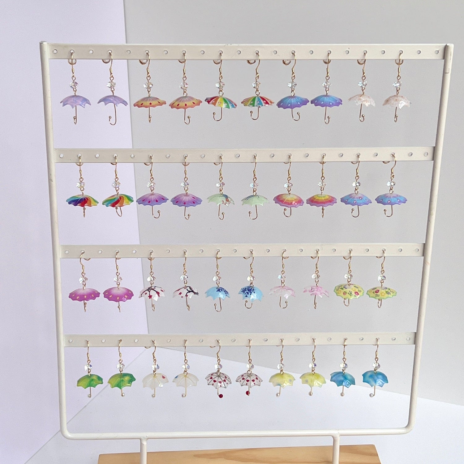 Mermaid Land Official Earrings Sparkling Umbrella Earrings