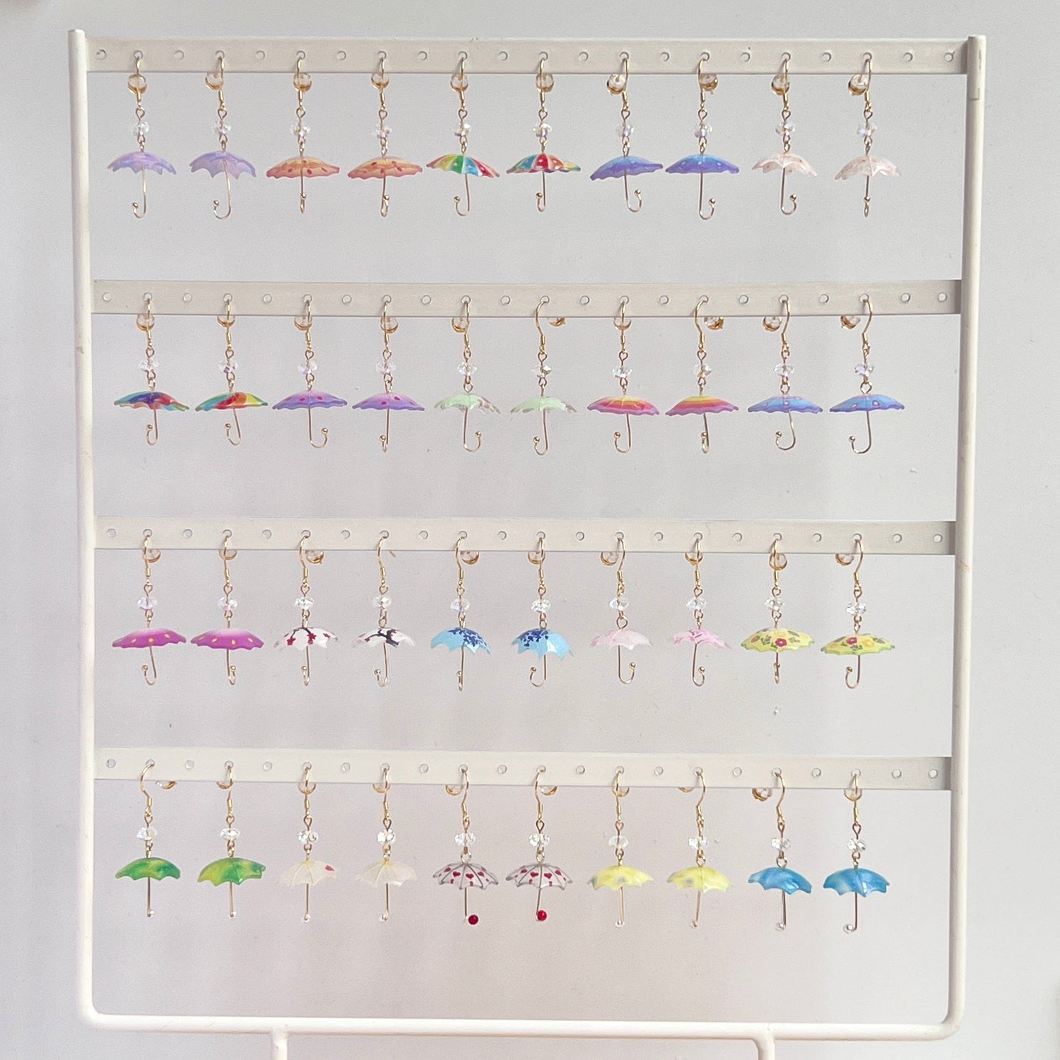 Mermaid Land Official Earrings Sparkling Umbrella Earrings