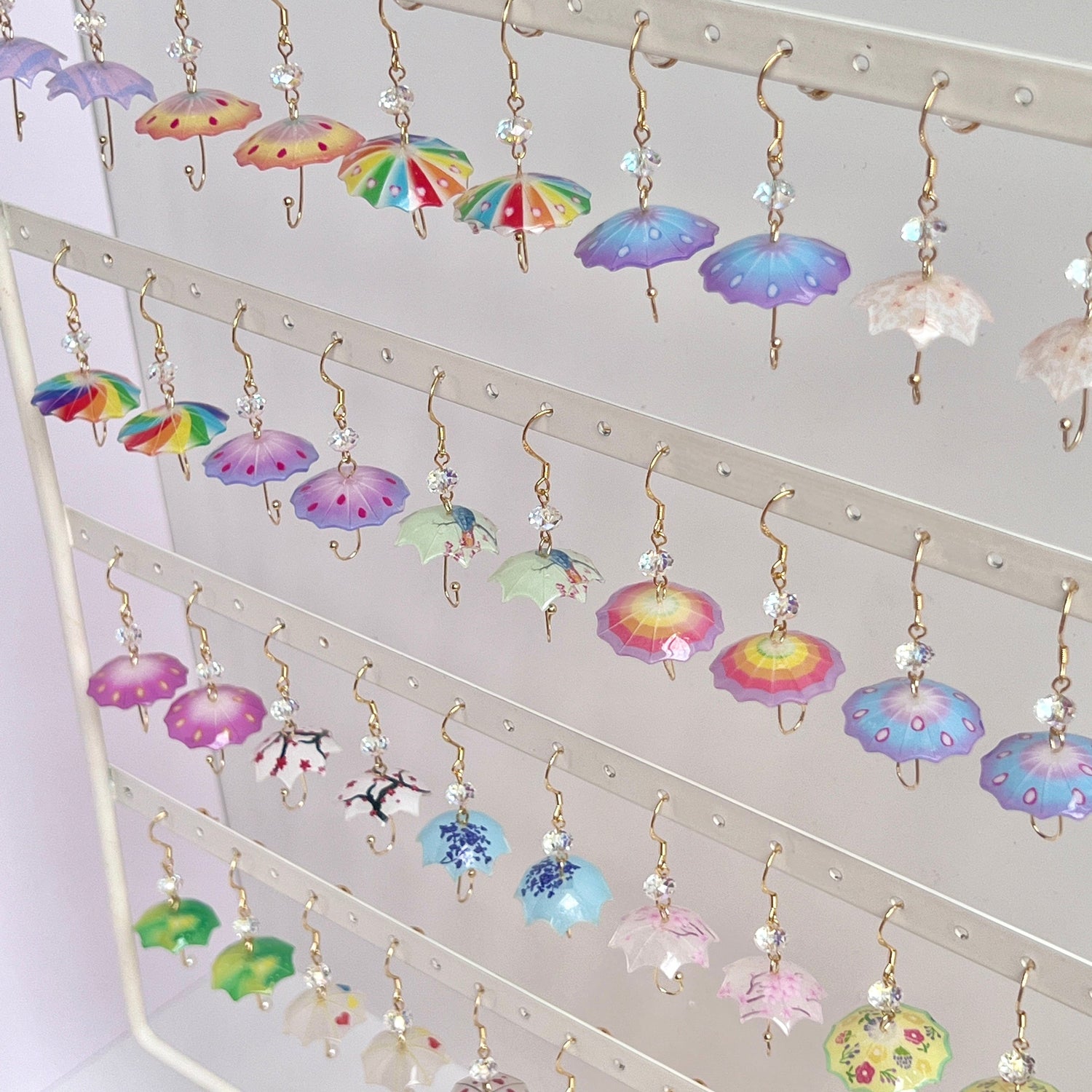 Mermaid Land Official Earrings Sparkling Umbrella Earrings