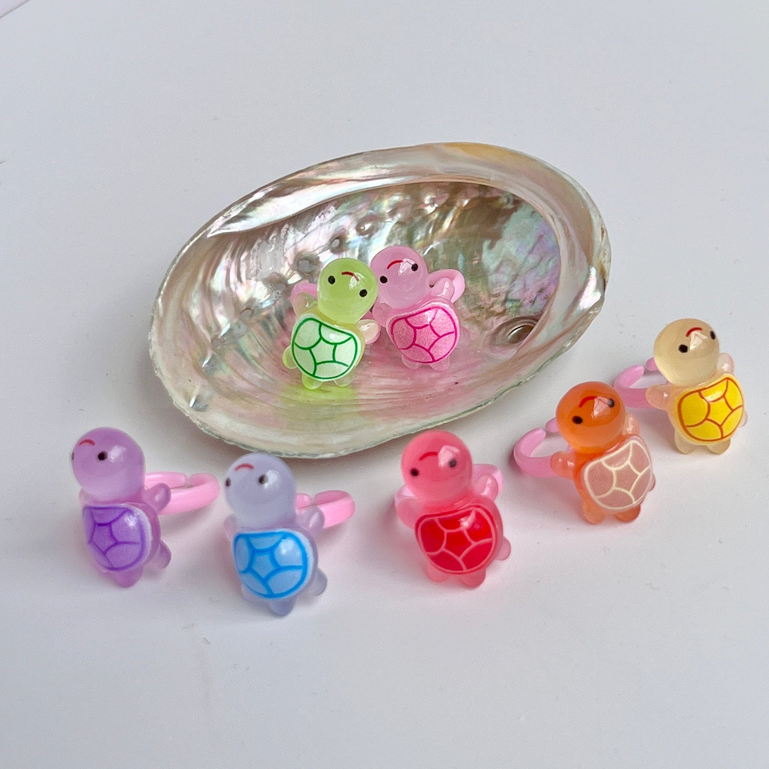 Mermaid Land Official Glow Turtle Kids Ring