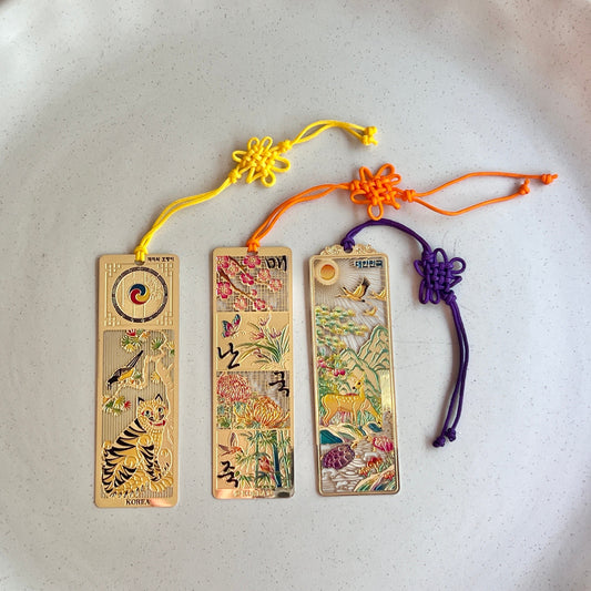 Mermaid Land Official Golden Korean Heritage Bookmarks