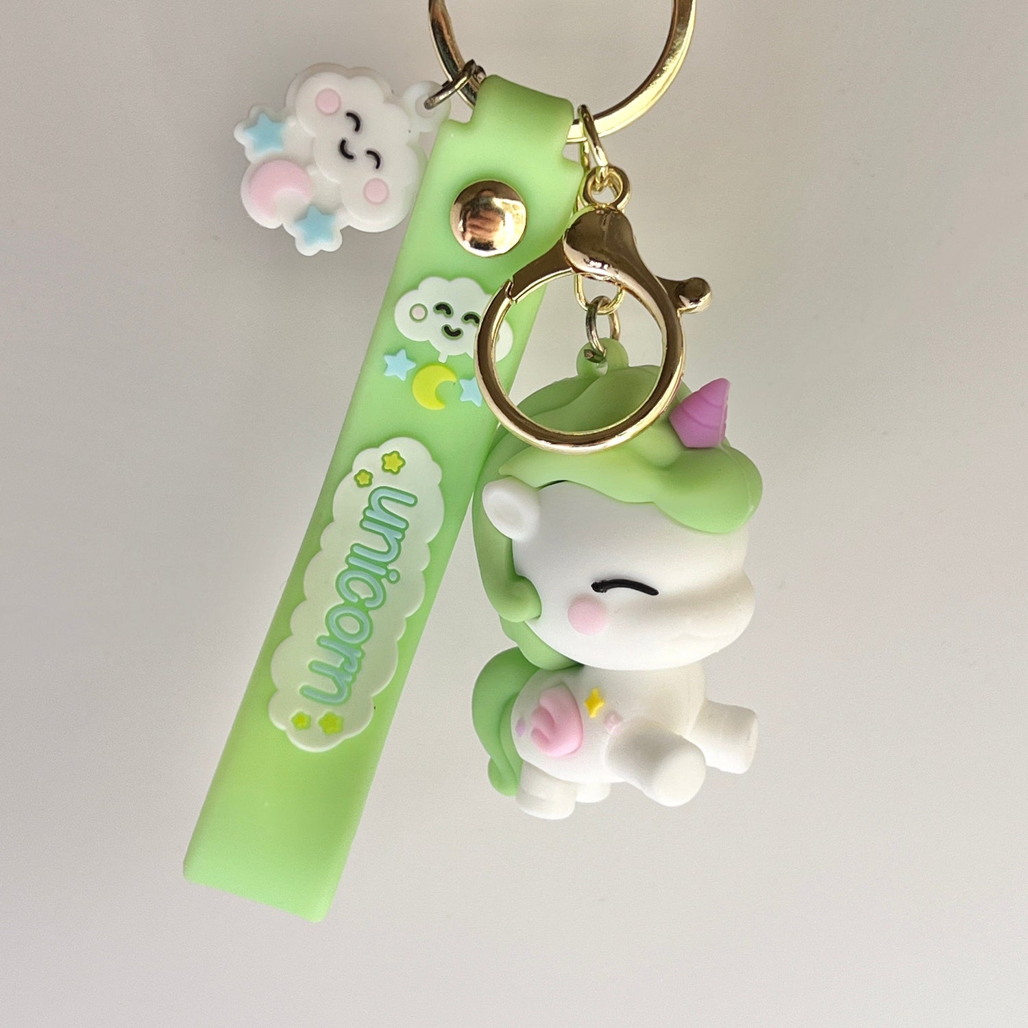 Mermaid Land Official Green Cute Unicorn Keychain