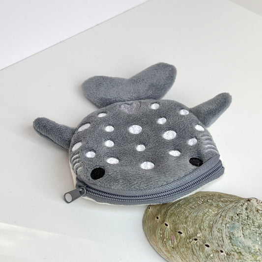 Mermaid Land Official Grey Whale Coin Pouch
