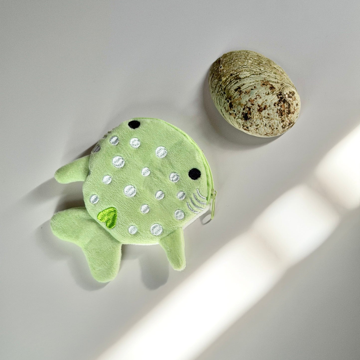 Mermaid Land Official light green Whale Coin Pouch