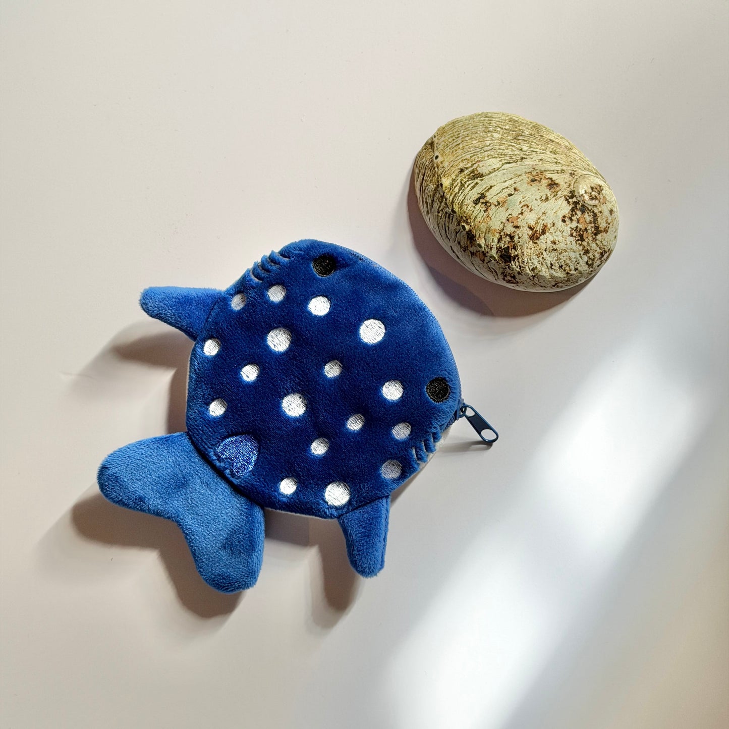 Mermaid Land Official Navy Whale Coin Pouch