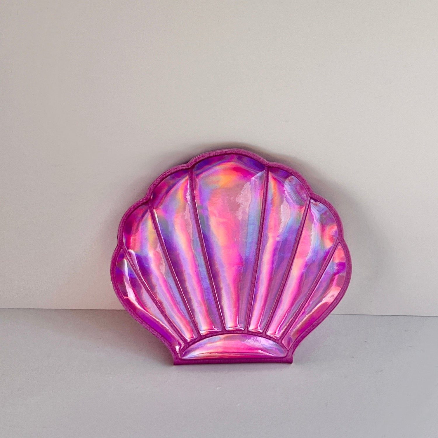 Mermaid Land Official Pink Seashell Folding Mirror