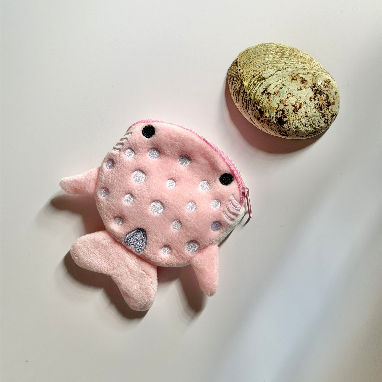 Mermaid Land Official Pink Whale Coin Pouch