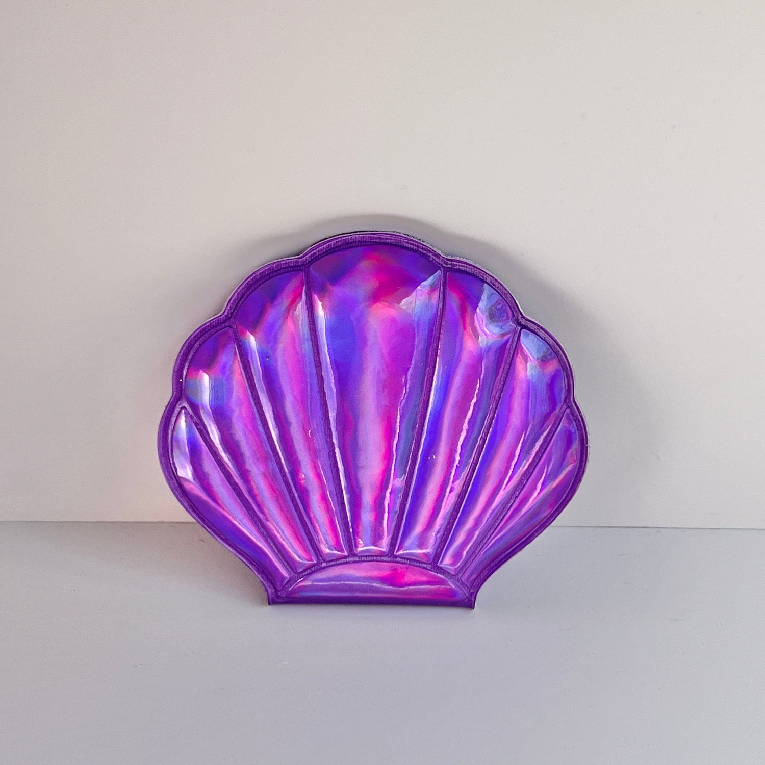 Mermaid Land Official Purple Seashell Folding Mirror