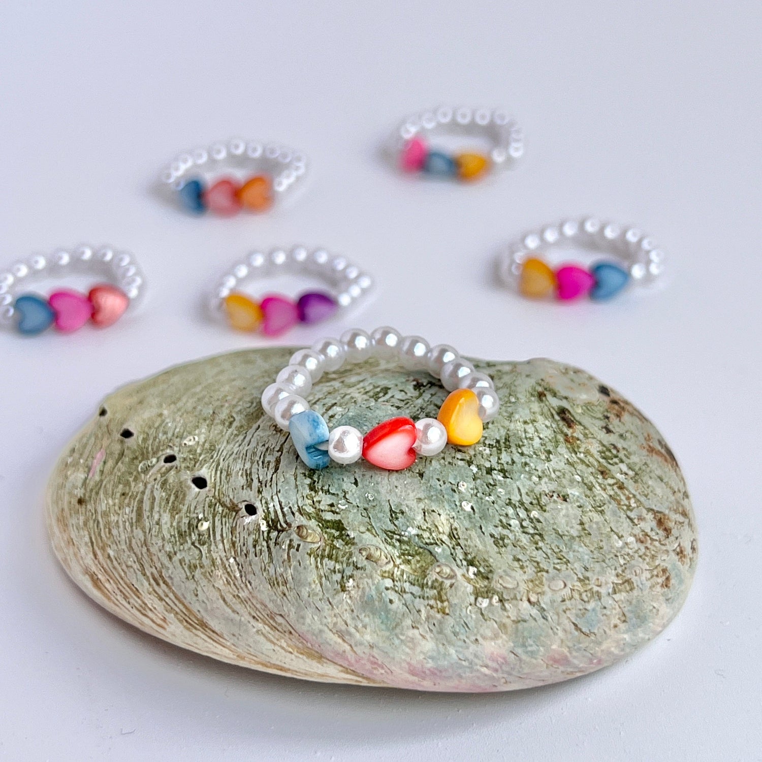 Mermaid Land Official Trio Heart Stretch Ring