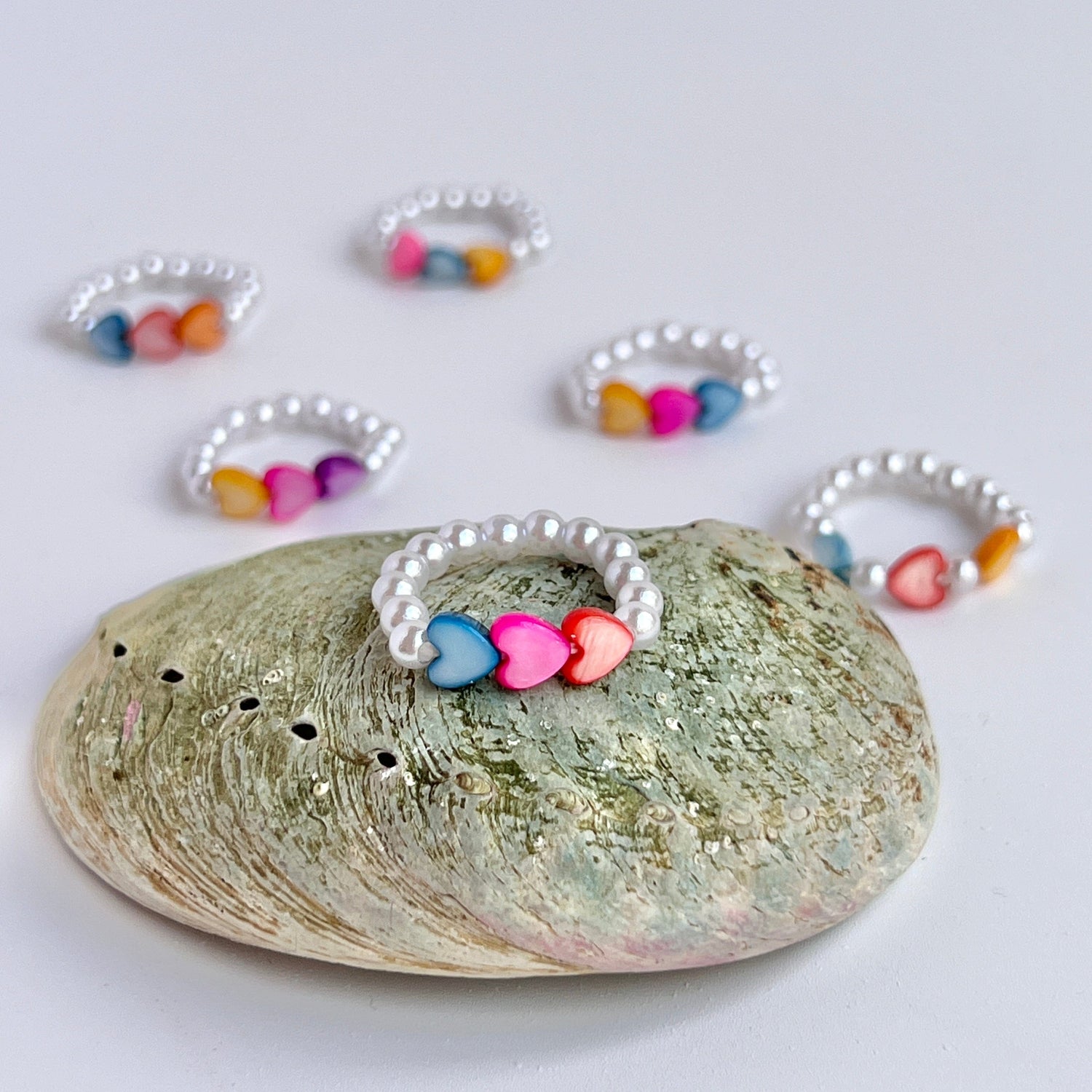 Mermaid Land Official Trio Heart Stretch Ring
