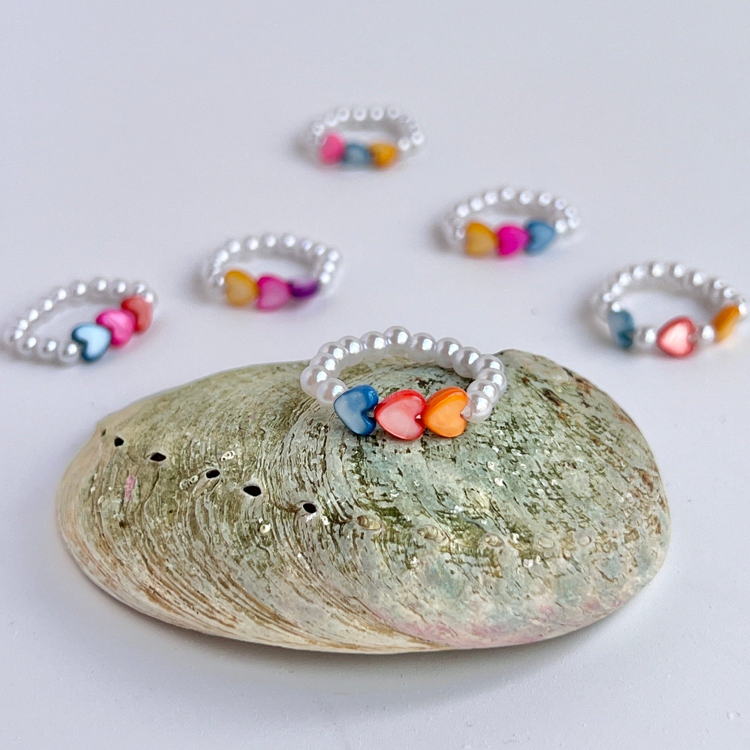 Mermaid Land Official Trio Heart Stretch Ring