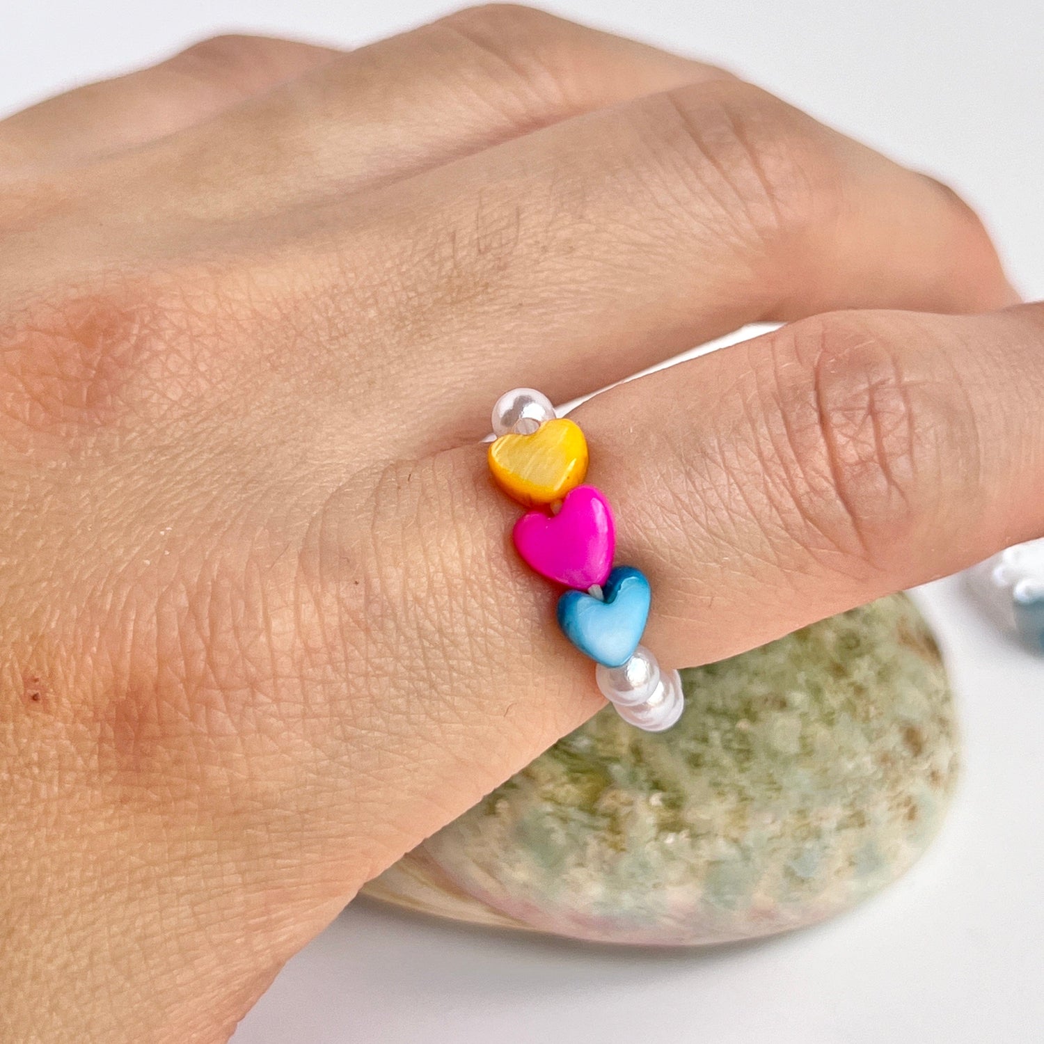Mermaid Land Official Trio Heart Stretch Ring