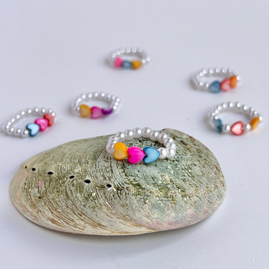 Mermaid Land Official Trio Heart Stretch Ring