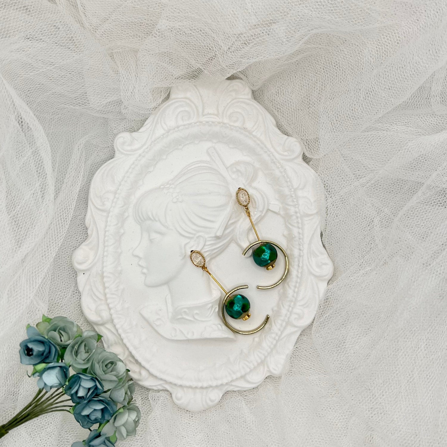 Mermaidland.offical Earrings Charming Green