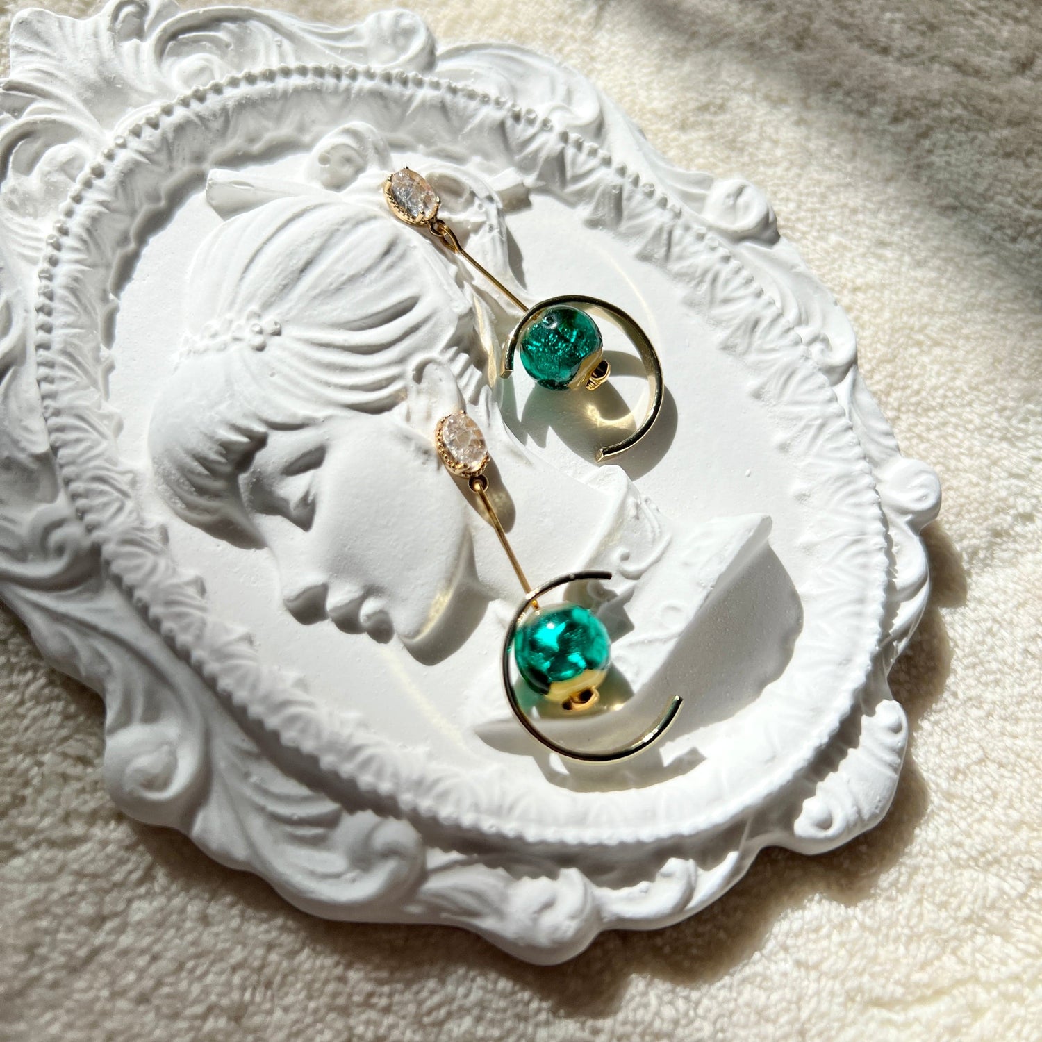 Mermaidland.offical Earrings Charming Green