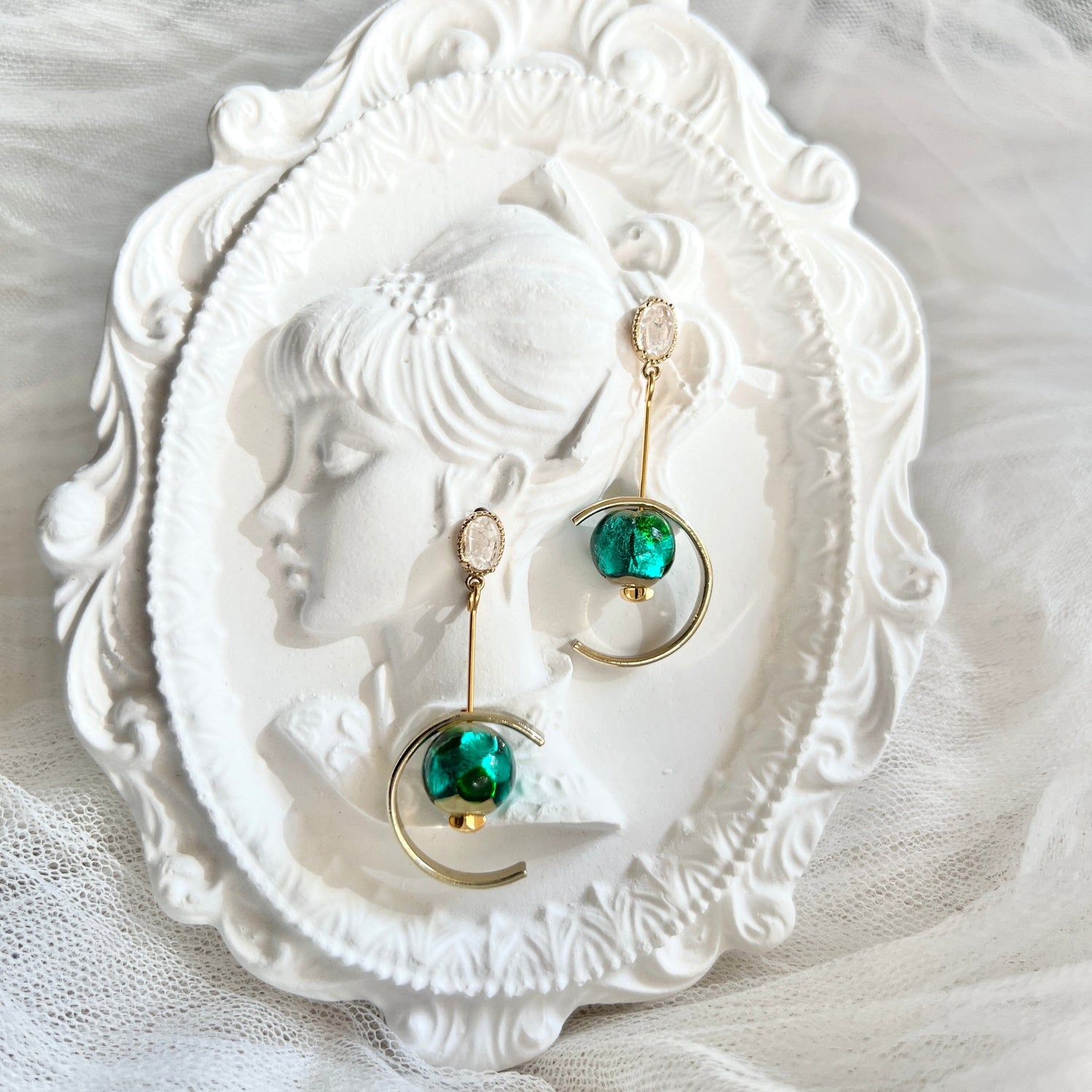 Mermaidland.offical Earrings Charming Green