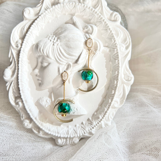 Mermaidland.offical Earrings Charming Green