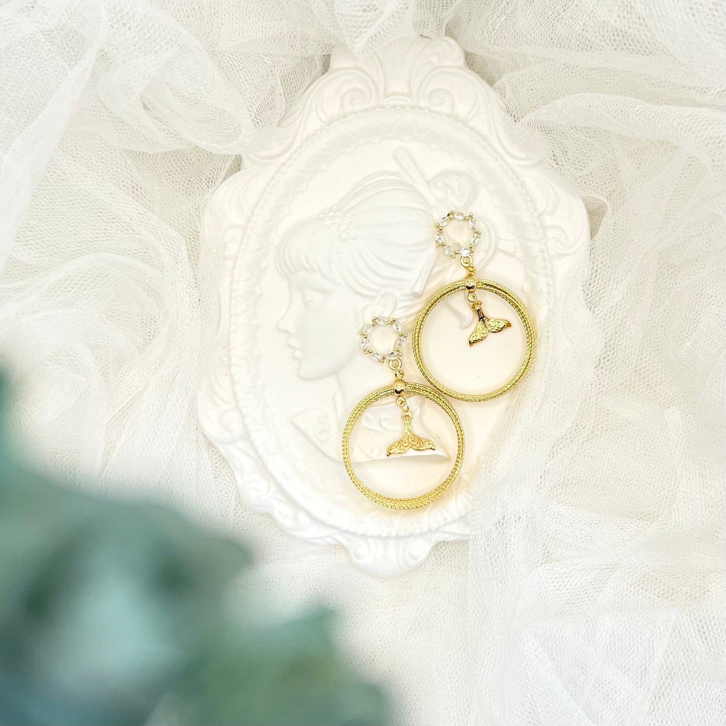 Mermaidland.offical Earrings Floral Mermaid