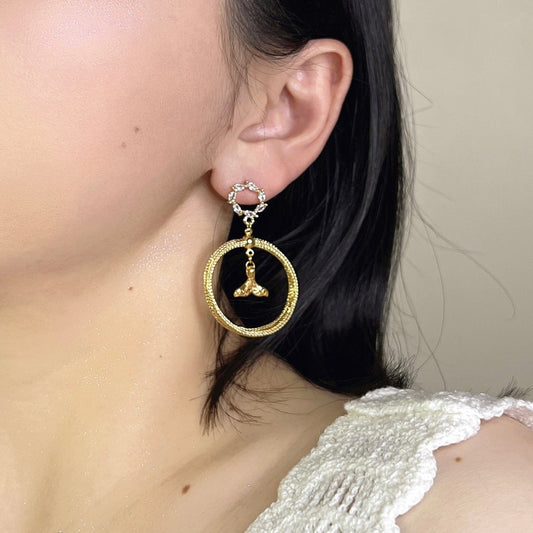 Mermaidland.offical Earrings Floral Mermaid