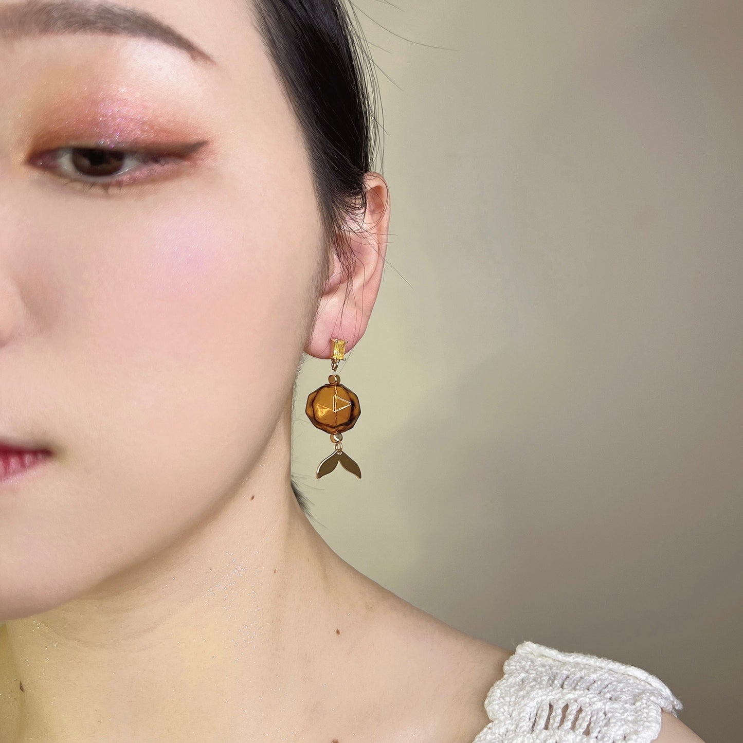 Mermaidland.offical Earrings Glass Mermaid Tail