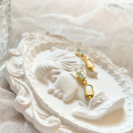 Mermaidland.offical Earrings Mint Ice Cream