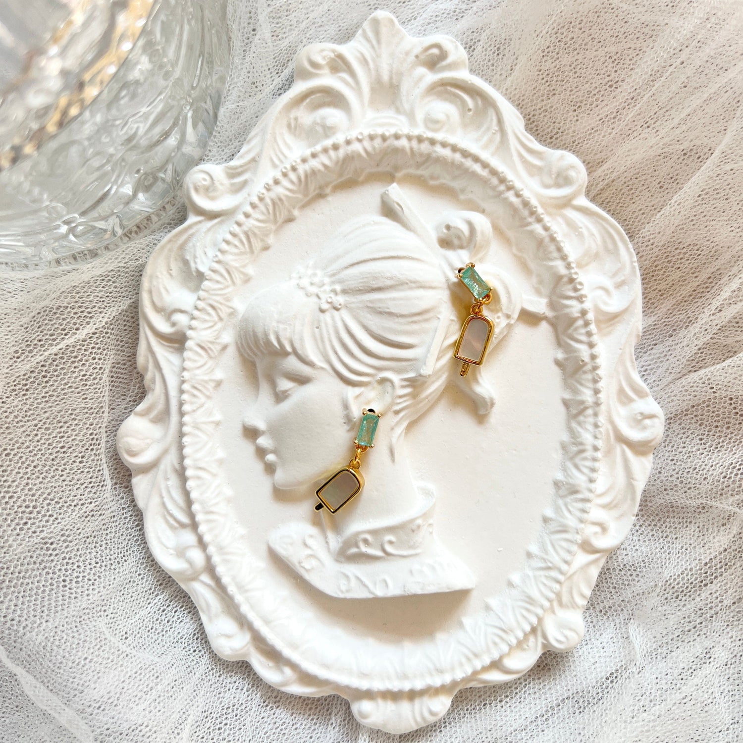 Mermaidland.offical Earrings Mint Ice Cream