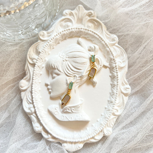 Mermaidland.offical Earrings Mint Ice Cream
