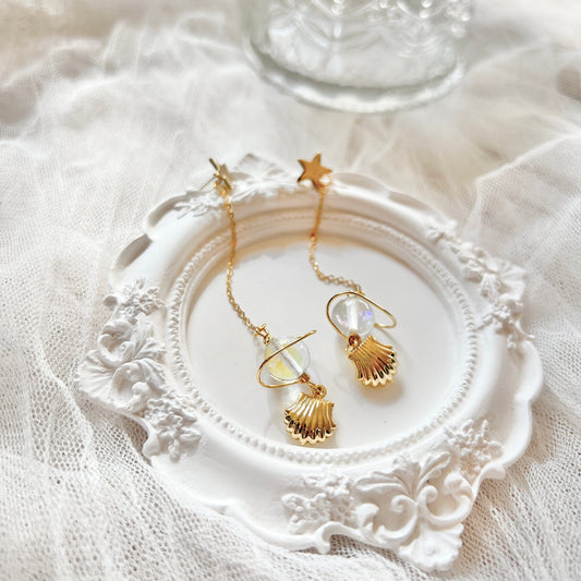 Mermaidland.offical Earrings Planet Shell