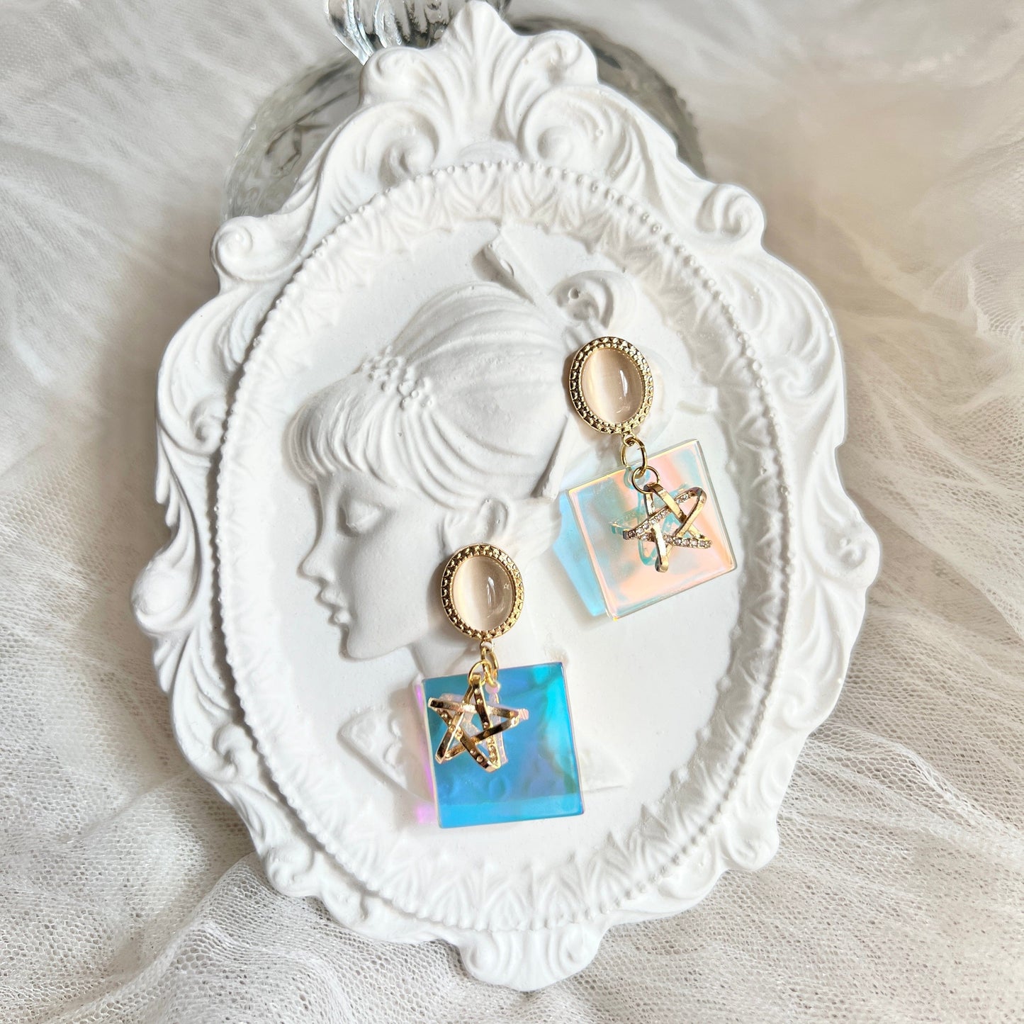 Mermaidland.offical Earrings Vintage Bling Star