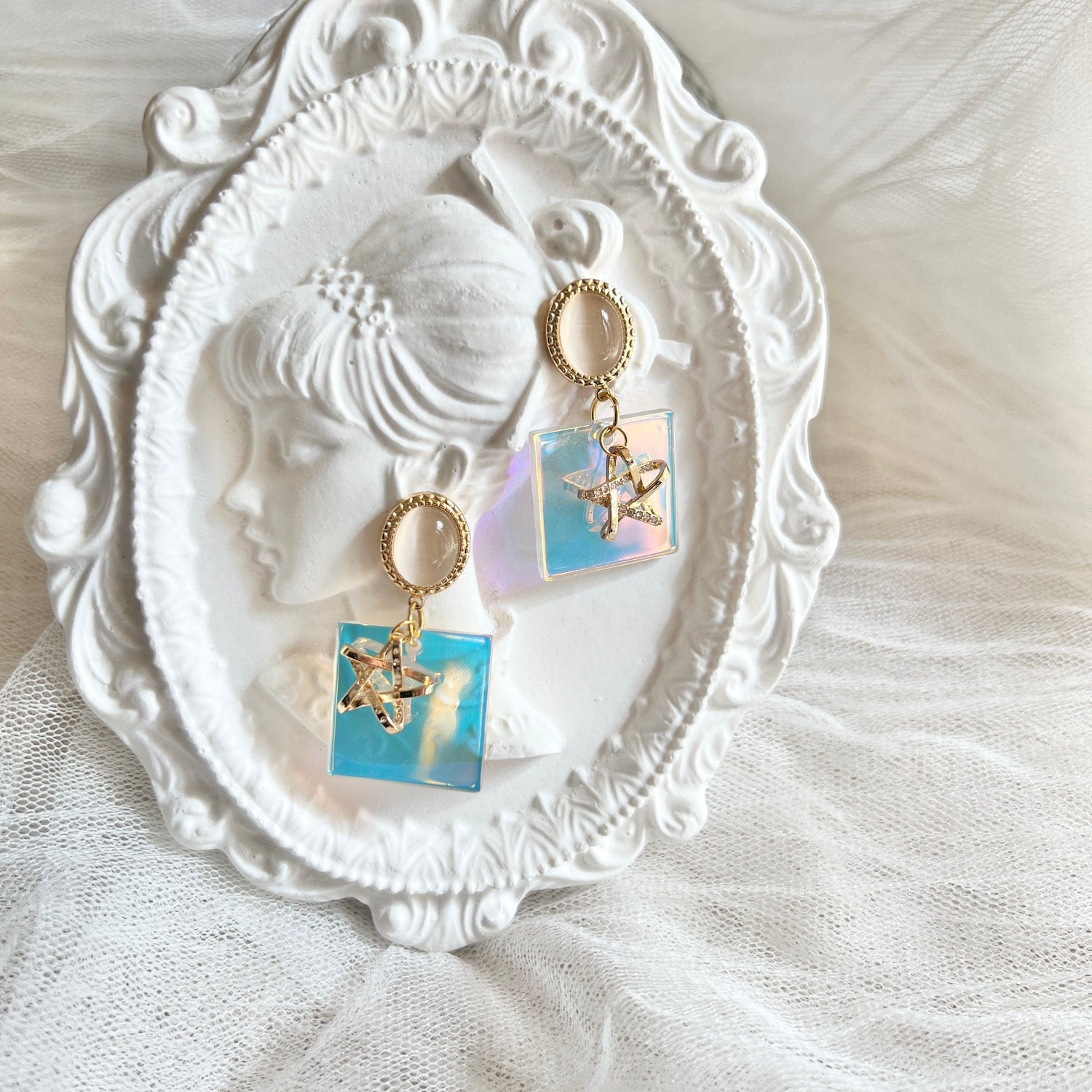 Mermaidland.offical Earrings Vintage Bling Star