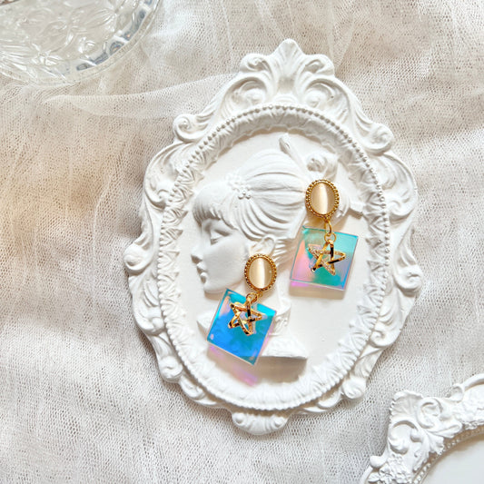 Mermaidland.offical Earrings Vintage Bling Star