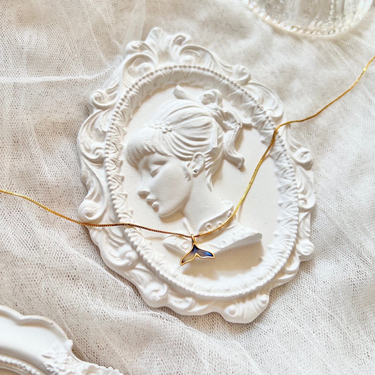 Mermaidland.offical Necklace Blue Mermaid Tail Necklace